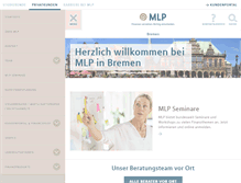 Tablet Screenshot of mlp-bremen.de